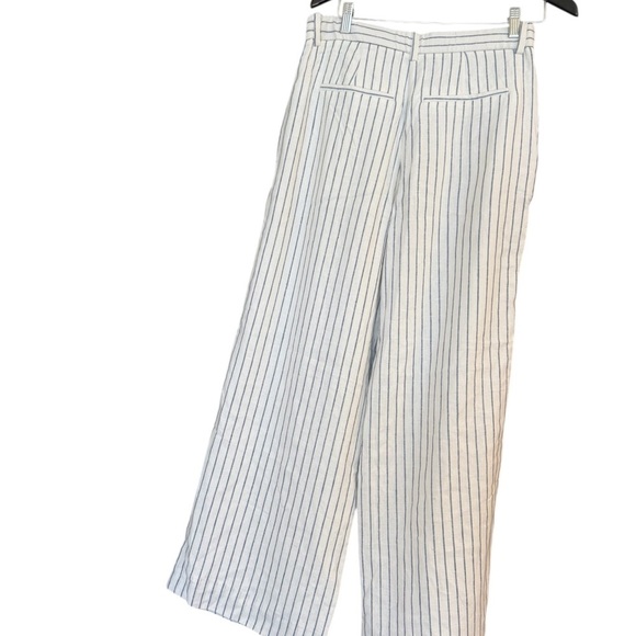 Abercrombie & Fitch 8R (29)NWT Sloane linen blend ultra Wide Leg high waist pant - Picture 2 of 16